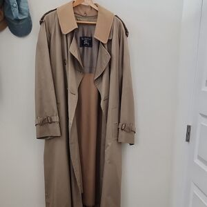 Burberry Beige Men’s Trench Coat - Classic Tan Overcoat